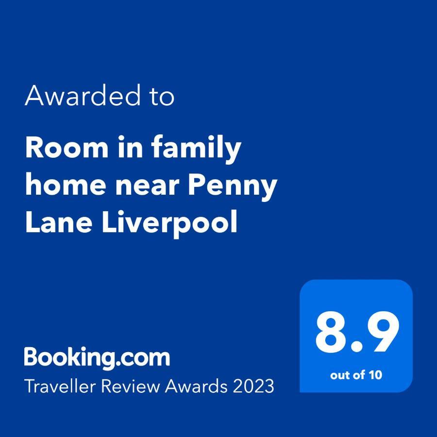 Room In Family Home Near Penny Lane Liverpool Exteriör bild